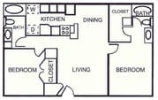 2BR/2BA