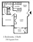 1BR/1BA