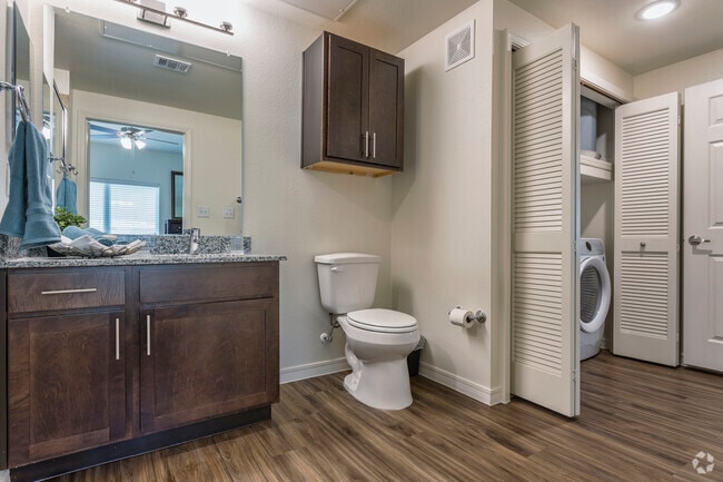 1BR,1BA - 699SF A1 - Bathroom - Springwood at Allen