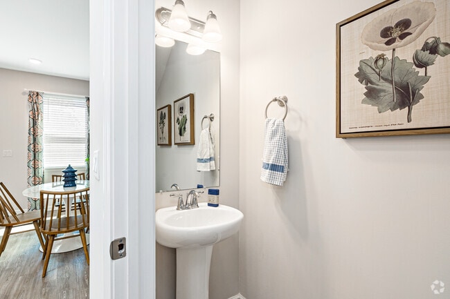 3BR, 2.5BA - 1,419 SF Powder Room