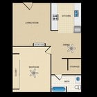 1BR/1BA