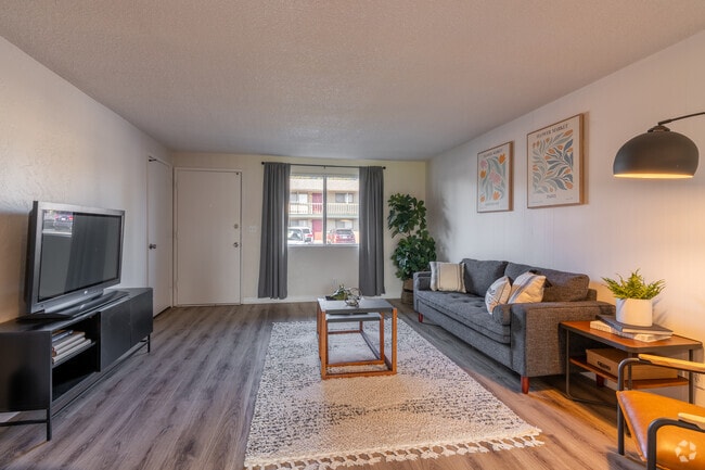 1HAB, 1BA - 740SF - Sala de estar - Gateway Village