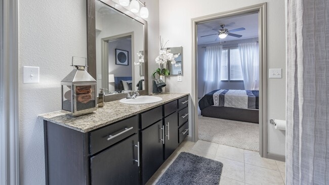 Bathrooms feature luxe finishes and plenty of space