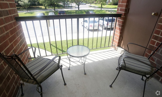 2 Bedroom 947 SF - Outdoor Living Space - Autumn Woods Apartments