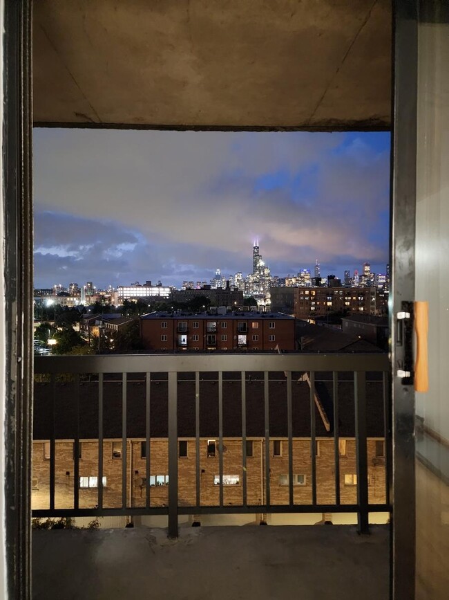 Patio View of Downtown - 501 W 24th Pl Condo Unit 701