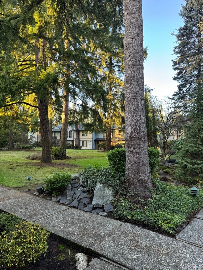 Step out the front door into a shared private community courtyard - 1717 150th Ave SE