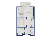 S4 | Studio | 545 sf