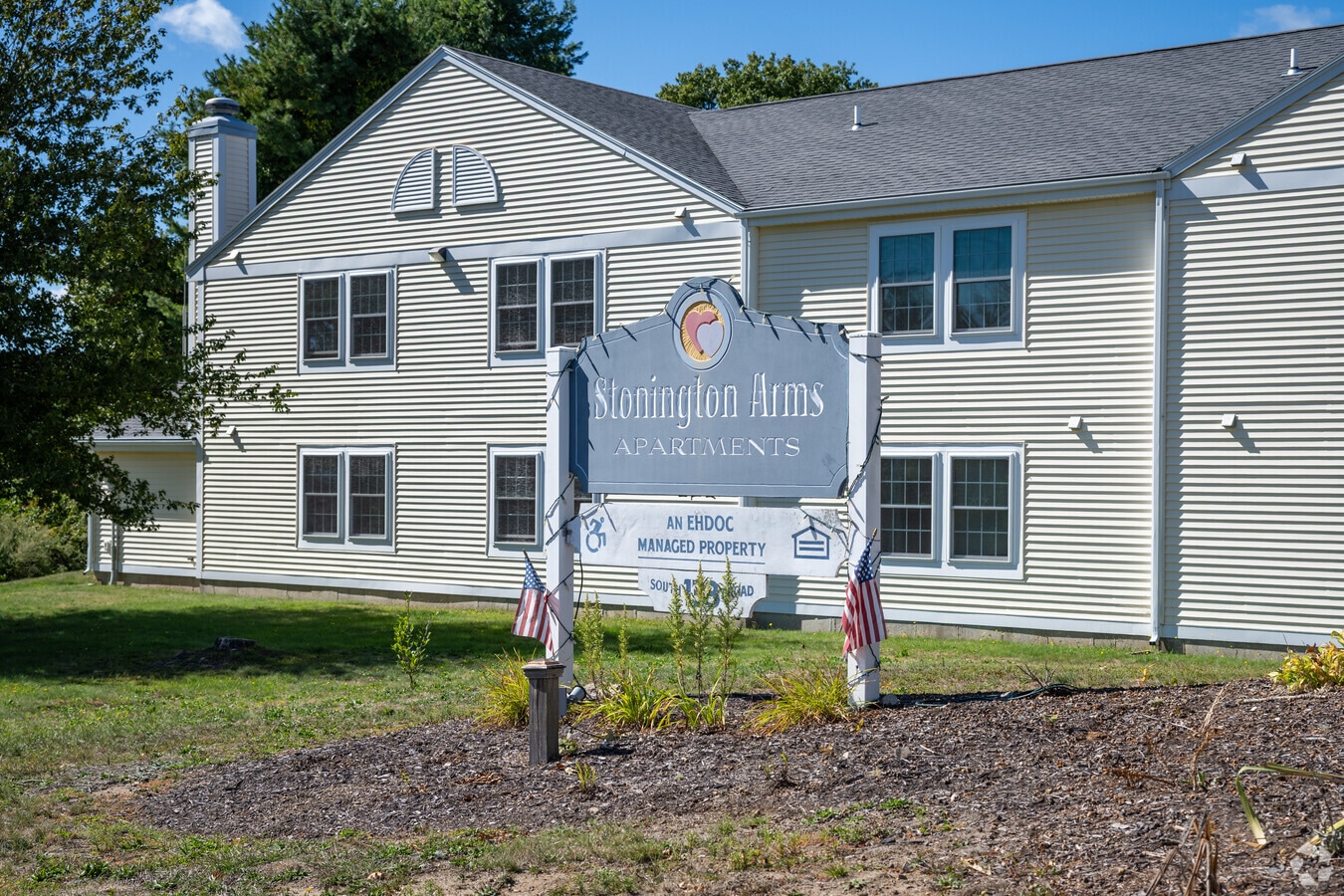 Sign - Stonington Arms