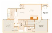 2BR/2BA