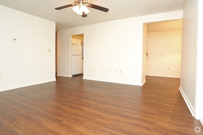 1 BR, 1 BA - Keystone I - Living Room - The Brickyard Apartments