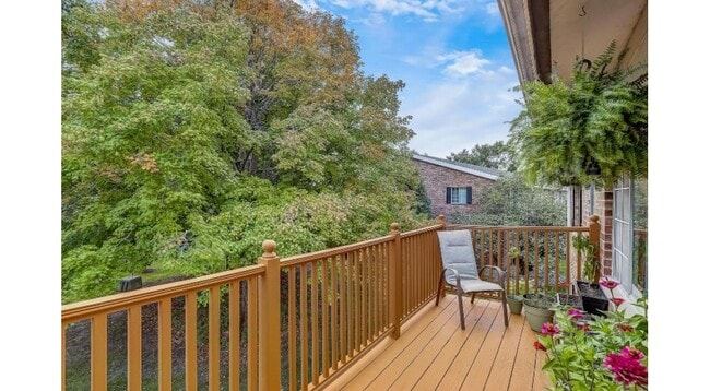 Private view from balcony - 157 Linden Ln Unit 8