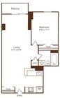 One Bedroom - A5 Floor Plan