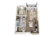 A2-ADA floor plan Asher Towne Lake