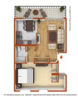 1BR/1BA