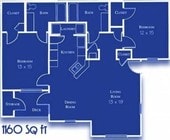 2BR/2BA