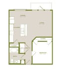 A10a floor plan West Koenig Flats