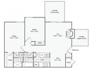 Stirling | 891 Square Foot Two Bedroom