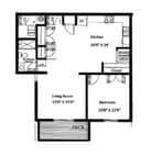 CA3 | 1x1 | 894 sq ft