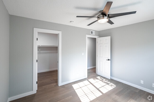 2BR, 1BA - 1012SF - Primary Bedroom - Pacific Palms Apartment Homes