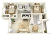 2BR/1BA