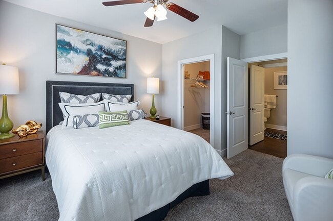 Bedrooms with ceiling fans