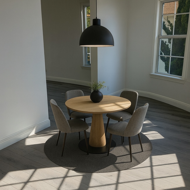 Staged Dining Room - 4221 Creed Ave Unit Upper