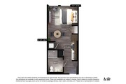 M1 | Studio | 382 sf