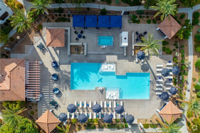Pool Area - Castile Apartments
