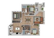 3 habitaciones | 2 baños | 1218 pies cuadrados | Reformado