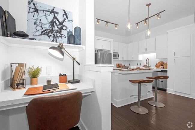 2 BR 2 BA, 1,170 Sq. Ft. - Build In Desk - Trend Design District