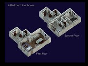 4 bed townhome