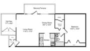 1BR/1BA