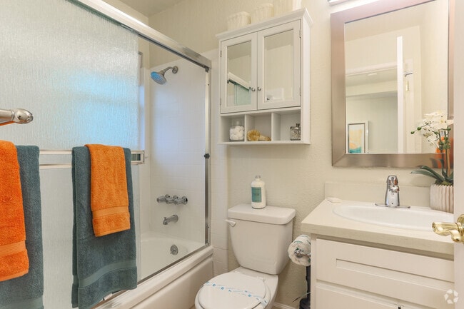 Updated Bathroom - Parkwood Apartments