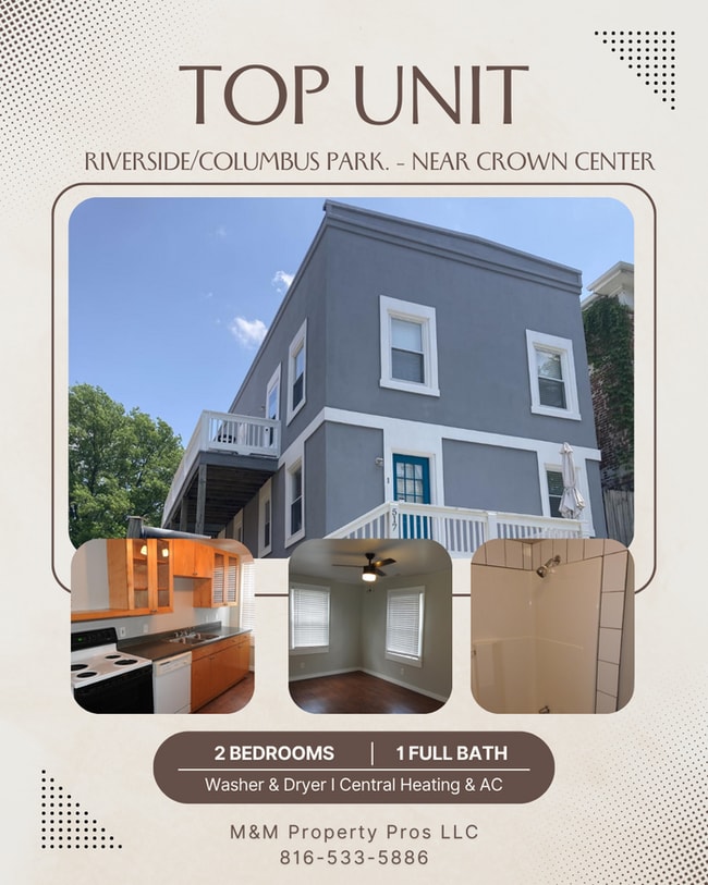 Building Photo - Charming 2 bedroom and 1 bath top-floor duplex located on Holmes St Kansas City, MO