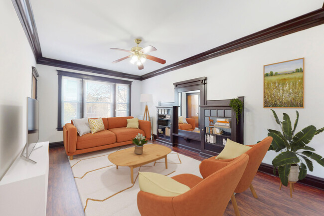 Dining/Living room - 4859 S. Champlain Avenue Apartments