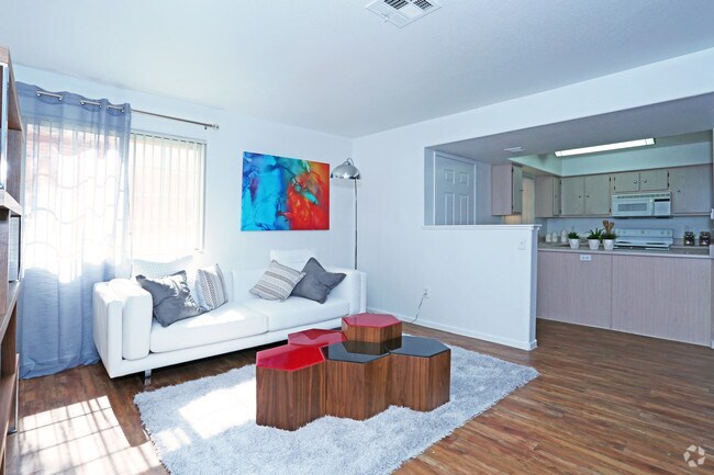 2BR, 2BA - 1200 SF Living Room