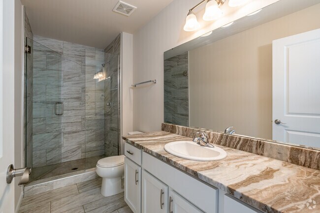 3BR, 2.5BA - 1,610SF - Cedar - Primary Bathroom