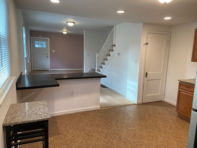 Kitchen looking towards open area concept (dining/ living room) - 114 Morgan Ave
