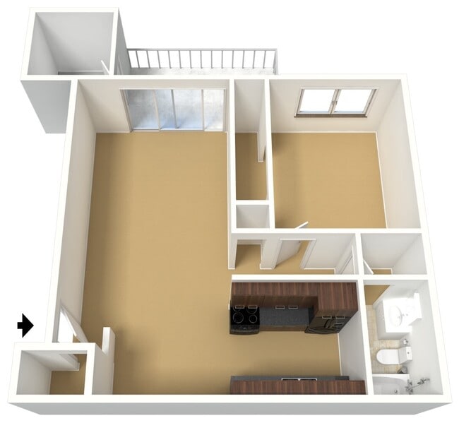 Rustic Oaks - 1B1B - 680 Sq Ft - 3D.jpg