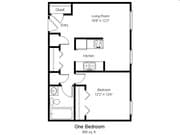 1BR/1BA