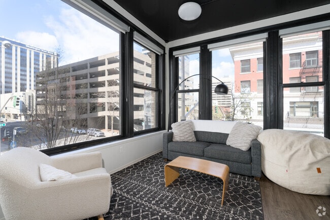 Studio - 762SF - Living Room - The Marjorie