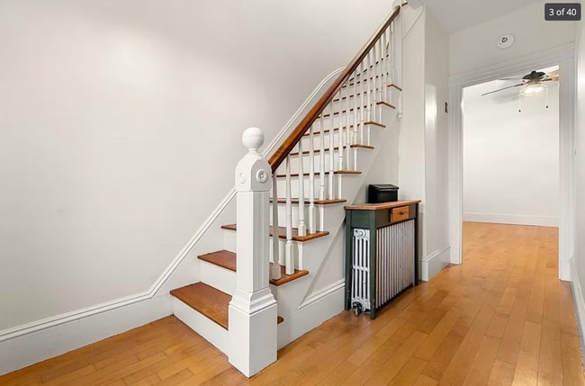 Foyer and staircase to Unit B - 35 Lincoln Ave Unit Suite B