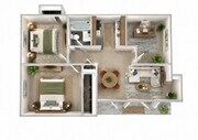 2 Bedroom with Optional Den