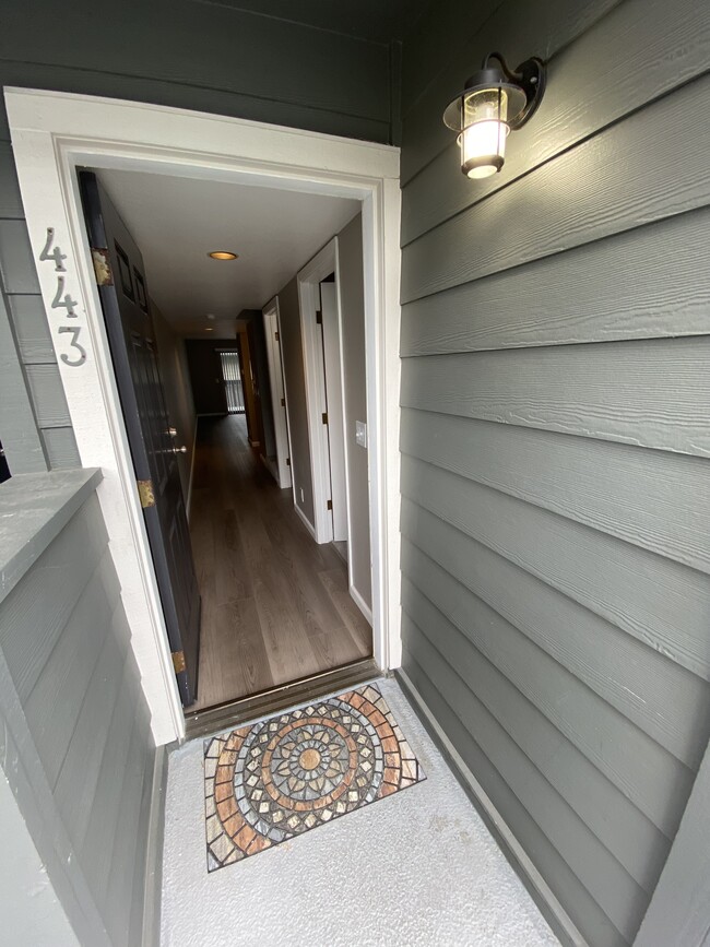 Entry door and hallway - 443 Willow Ave Unit 443