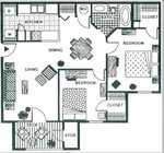 Two Bedroom / One Bath