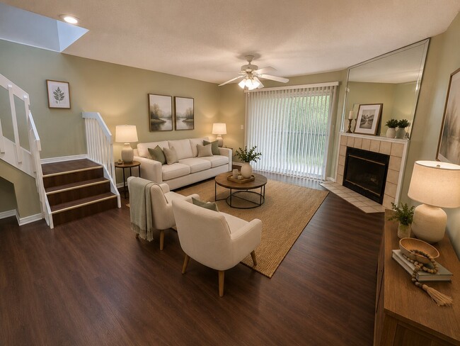 2BR/2.5BA Townhome with In-Unit Laundry, Fenced Backyard, Garage, & Fireplace! Move-In Ready! Pri...