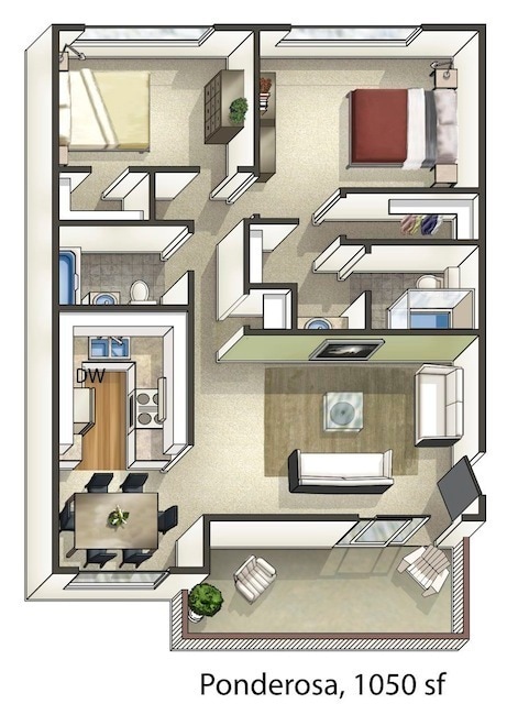 Floor Plan - Ponderosa