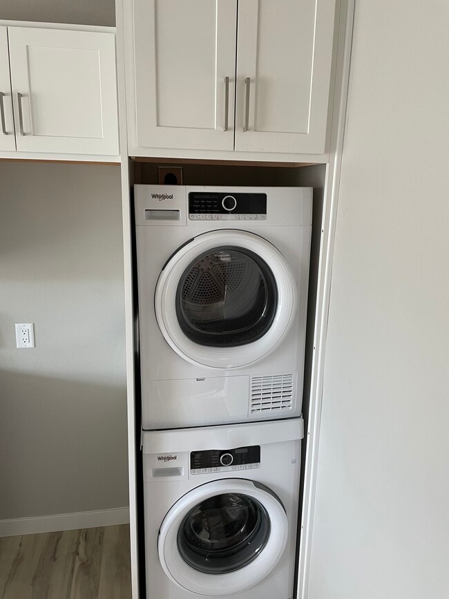In unit laundry center