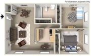 Mill Stream Run - 2 Bdrm