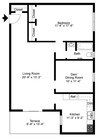 1 Bedroom/ 1 Bathroom Large